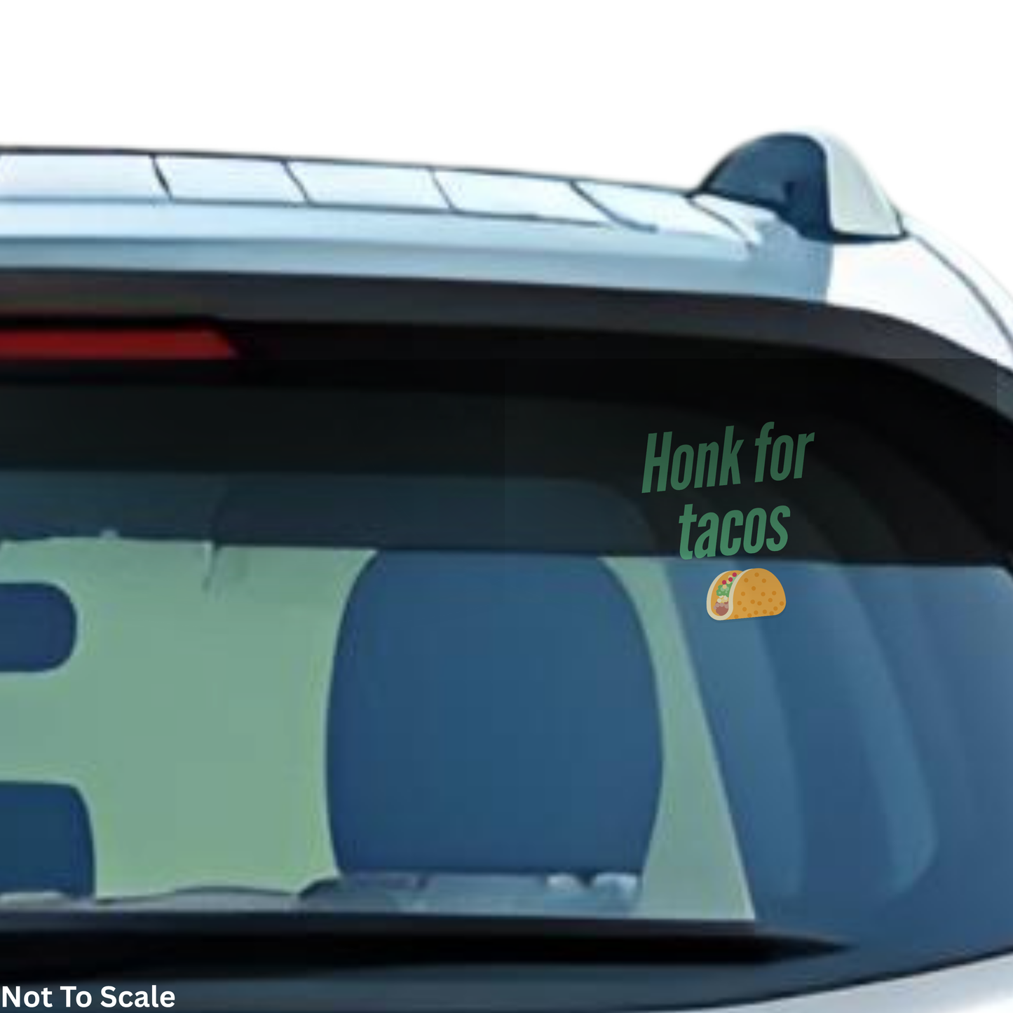 Honk For Tacos Vinyl Decal Car Sticker