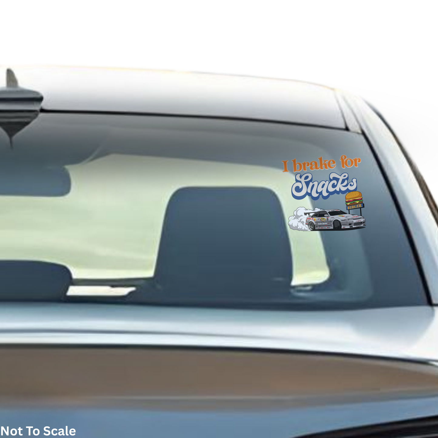 I Break For Snacks Vinyl Decal Car Sticker