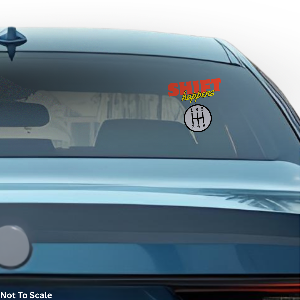 Shift Happens Vinyl Decal Car Sticker